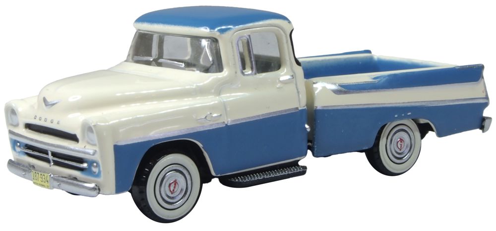 Oxford Diecast 87DP57005 1:87 1957 Dodge D100 Sweptside Pick Up Truck Diecast