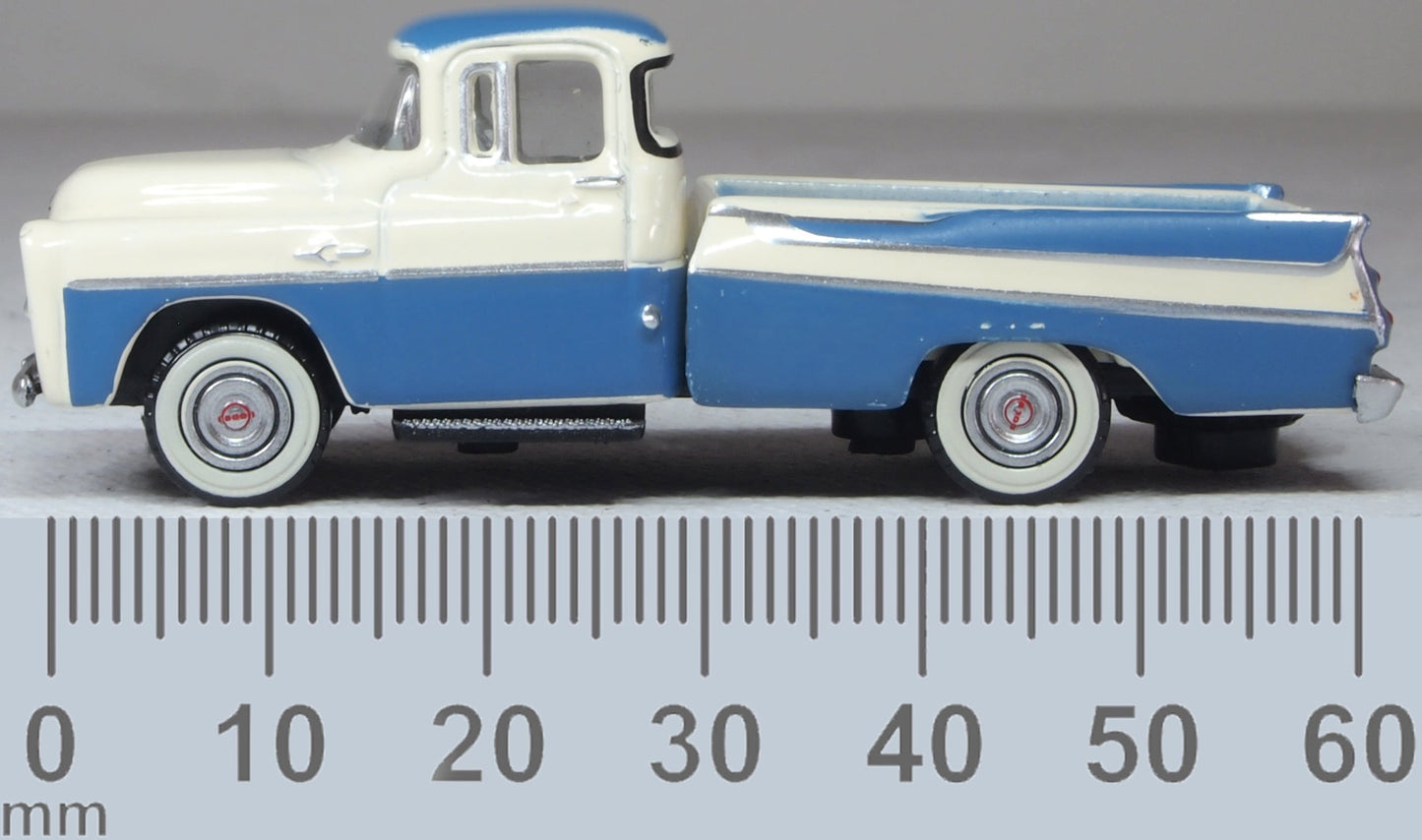 Oxford Diecast 87DP57005 1:87 1957 Dodge D100 Sweptside Pick Up Truck Diecast