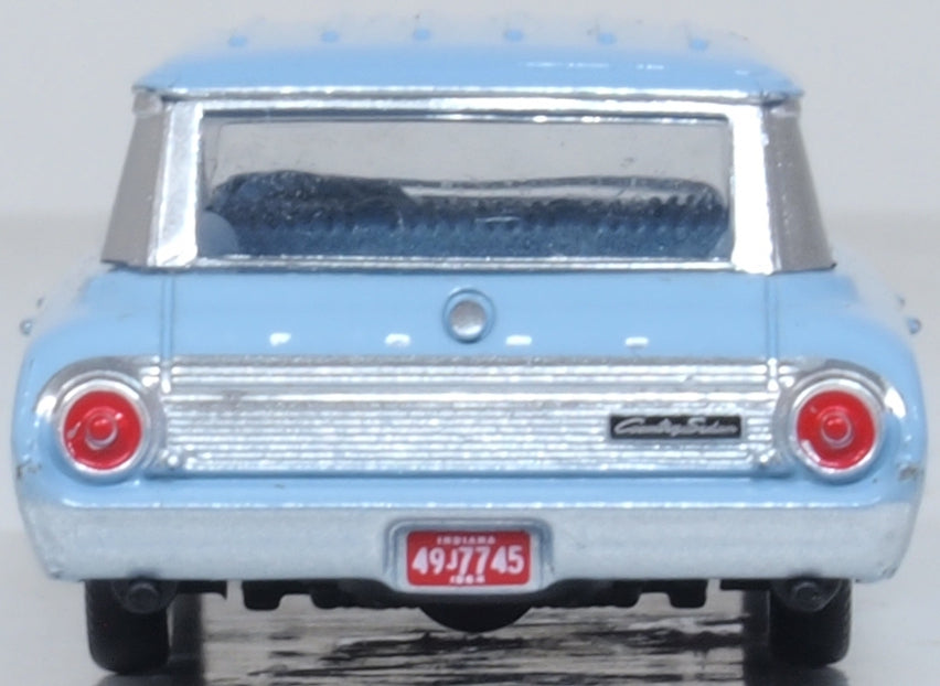 Oxford Diecast 87FC64001 1:87 1964 Ford Country Sedan Station Wagon Diecast Car