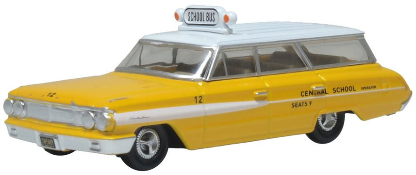 Oxford Diecast 87FC64002 1:87 1964 Ford Country Station Wagon Central School Bus