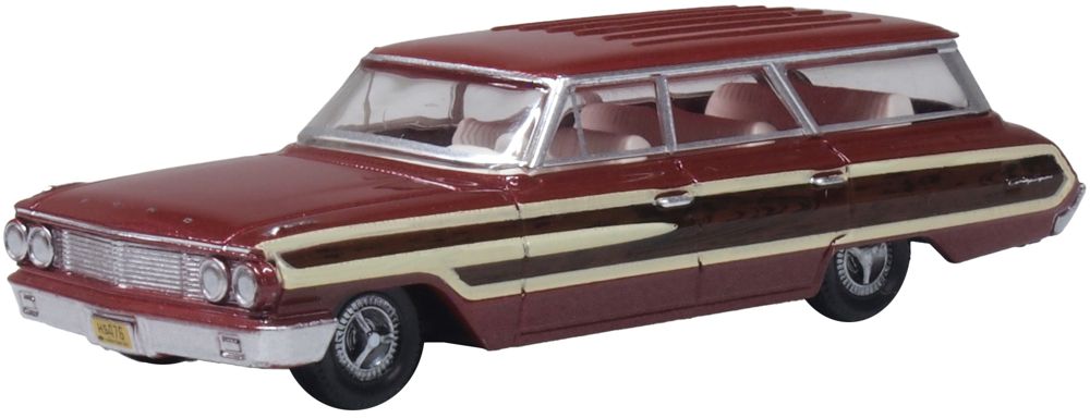 Oxford Diecast 87FC64003 1:87 1964 Ford Country Sedan Station Wagon Diecast Car