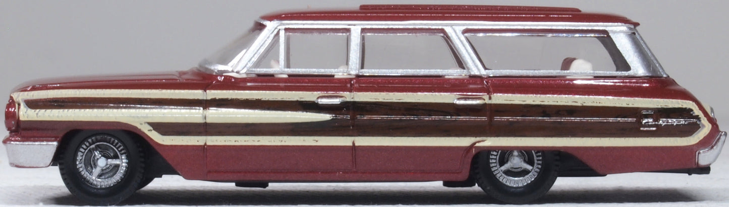 Oxford Diecast 87FC64003 1:87 1964 Ford Country Sedan Station Wagon Diecast Car