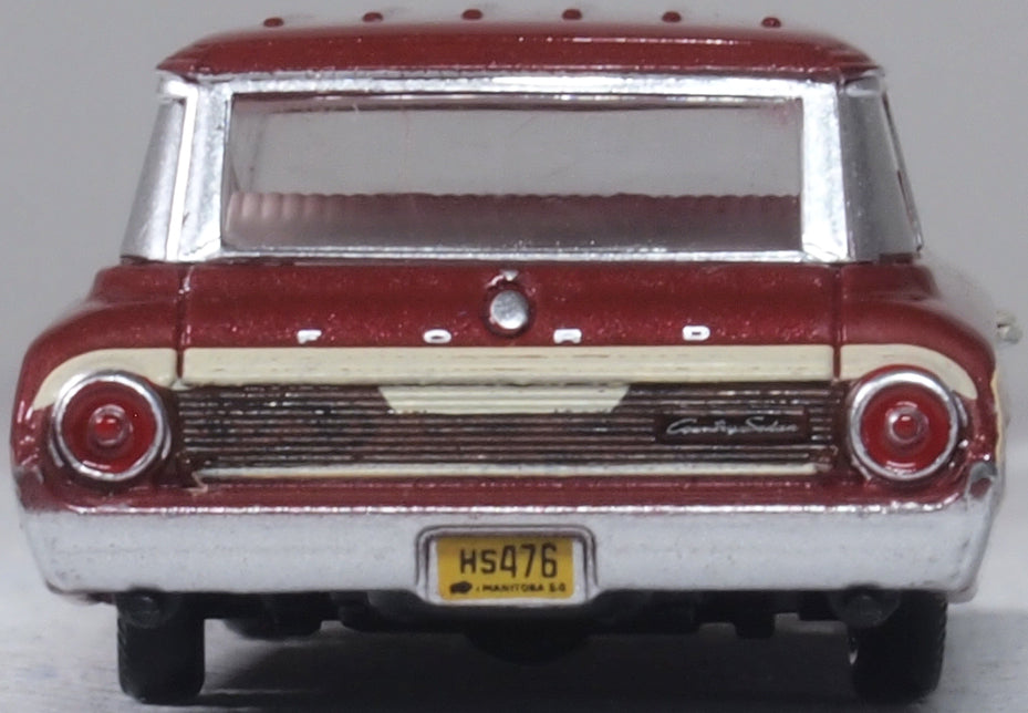 Oxford Diecast 87FC64003 1:87 1964 Ford Country Sedan Station Wagon Diecast Car