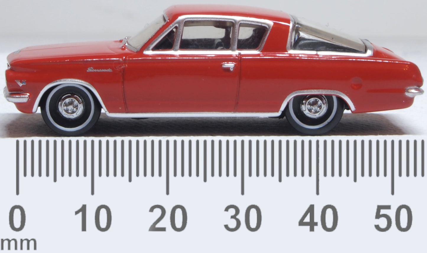 Oxford Diecast 87PB65002 1:87 1965 Plymouth Barracuda Diecast Model Car