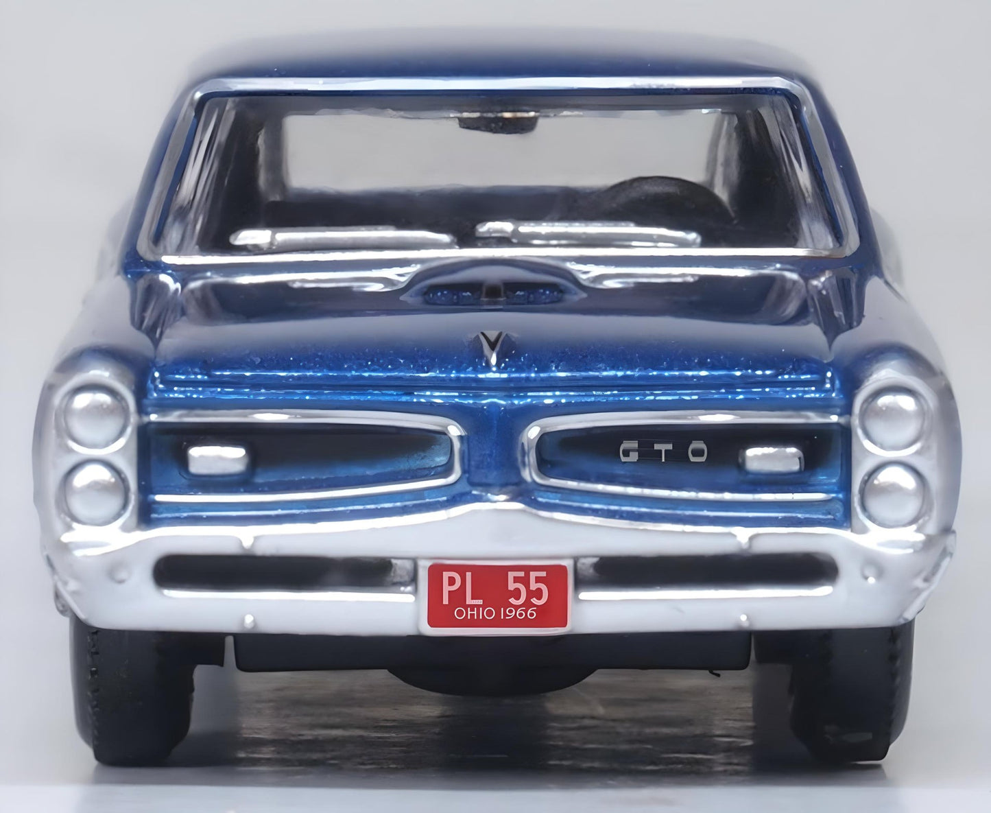 Oxford Diecast 87PG66001 1:87 Fontaine Blue 1966 Pontiac GTO Diecast Model Car