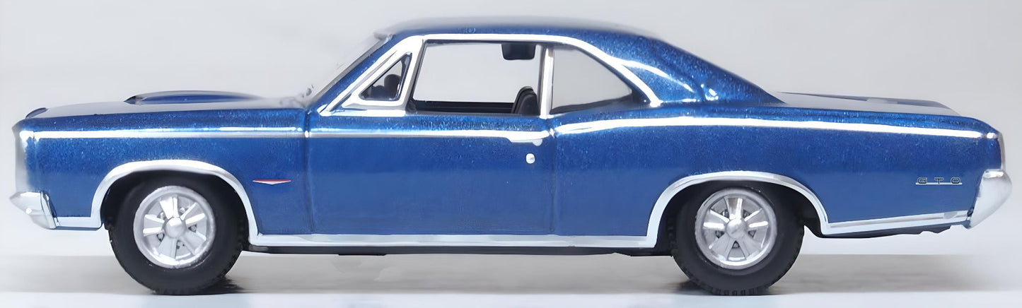 Oxford Diecast 87PG66001 1:87 Fontaine Blue 1966 Pontiac GTO Diecast Model Car