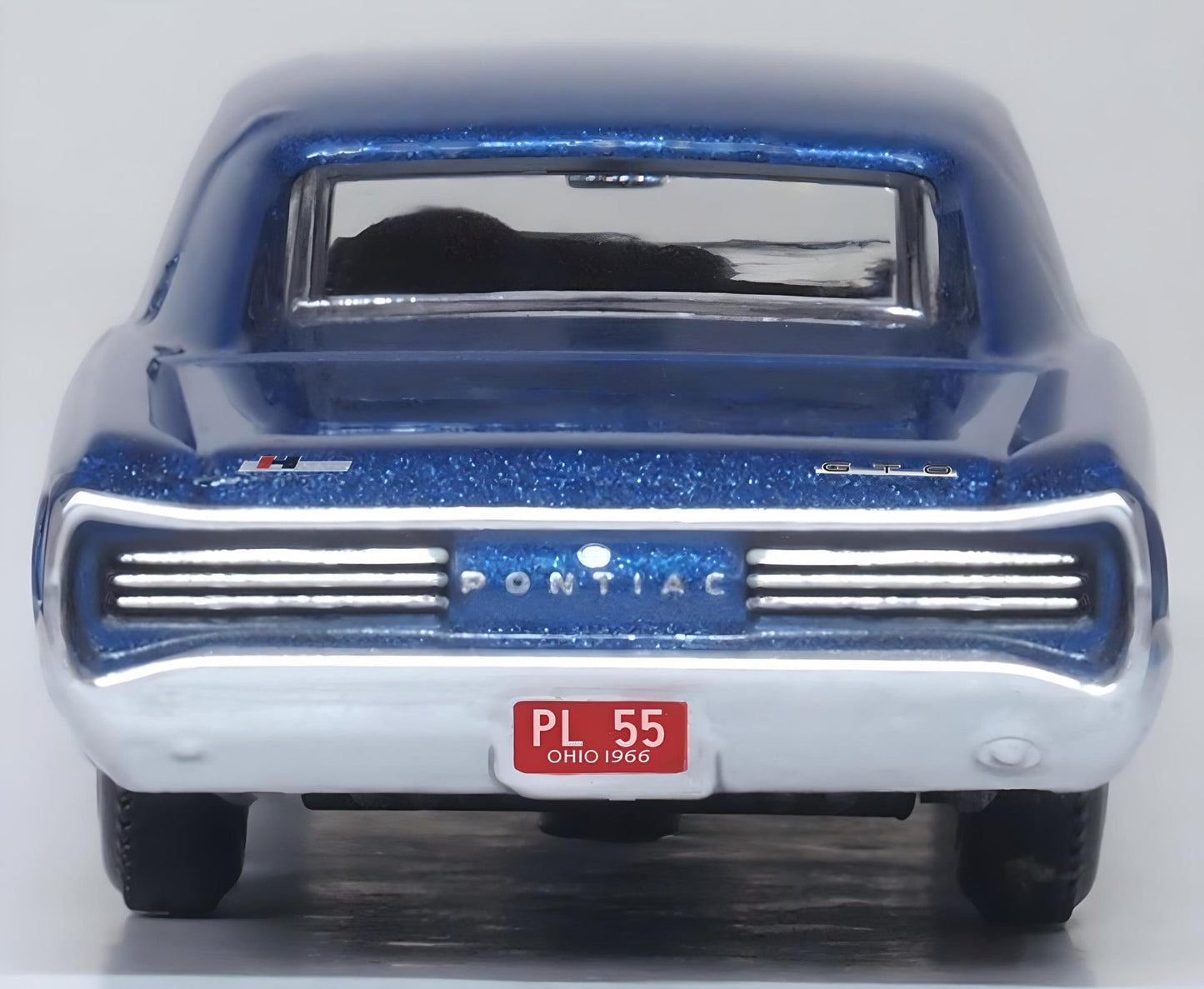 Oxford Diecast 87PG66001 1:87 Fontaine Blue 1966 Pontiac GTO Diecast Model Car