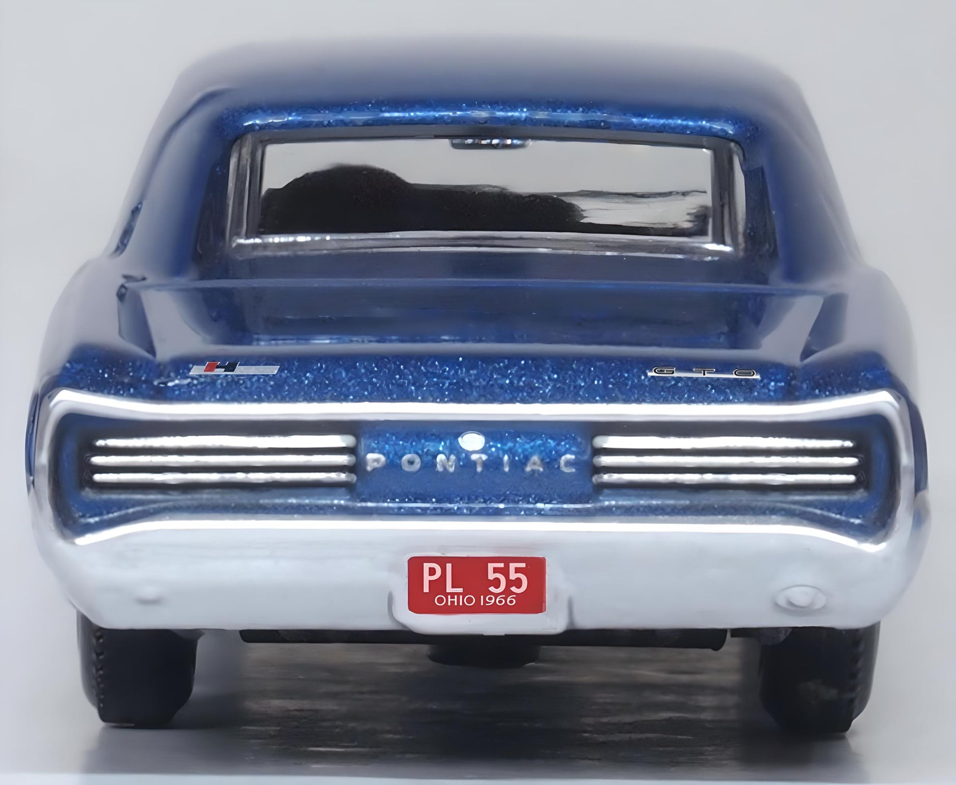Oxford Diecast 87PG66001 1:87 Fontaine Blue 1966 Pontiac GTO Diecast Model Car