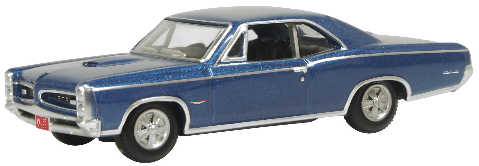 Oxford Diecast 87PG66001 1:87 Fontaine Blue 1966 Pontiac GTO Diecast Model Car