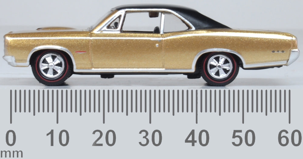 Oxford Diecast 87PG66003 1:87 1966 Pontiac GTO Diecast Model Car