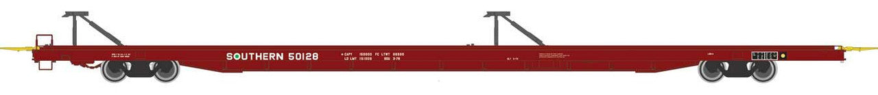 Walthers 920-104221 HO Southern RTR 89' Bethlehem Flush-Deck Flatcar #50128