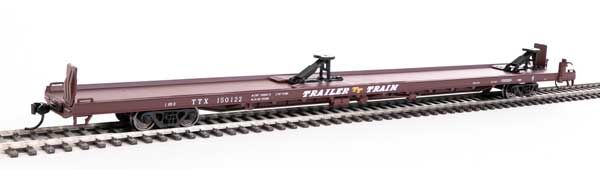 Walthers 910-5714 HO Trailer-Train TTX 89' Channel Side Flatcar #150122