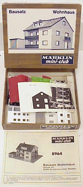 Marklin 8964 Z Scale European Modern House Building Kit LN/Box