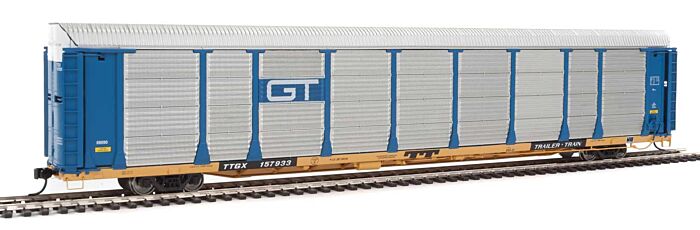 Walthers 920-101335 HO GTW 89' Bi-Level Auto Carrier Flatcar #157933