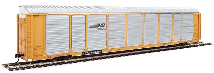 Walthers 920-101426 HO Norfolk Southern Tri-Level Enclosed Auto Carrier #800667 LN/Box
