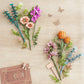 Robotime TW04H Rowood Wooden Blooming Book DIY Flower Bouquet 3D Puzzle