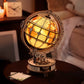 Robotime ST003D ROKR Electric Version Luminous Globe 3D Wooden Puzzle