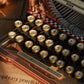 Robotime LK703C ROKR Magic Version Mechanical Typewriter Wooden 3D Puzzle