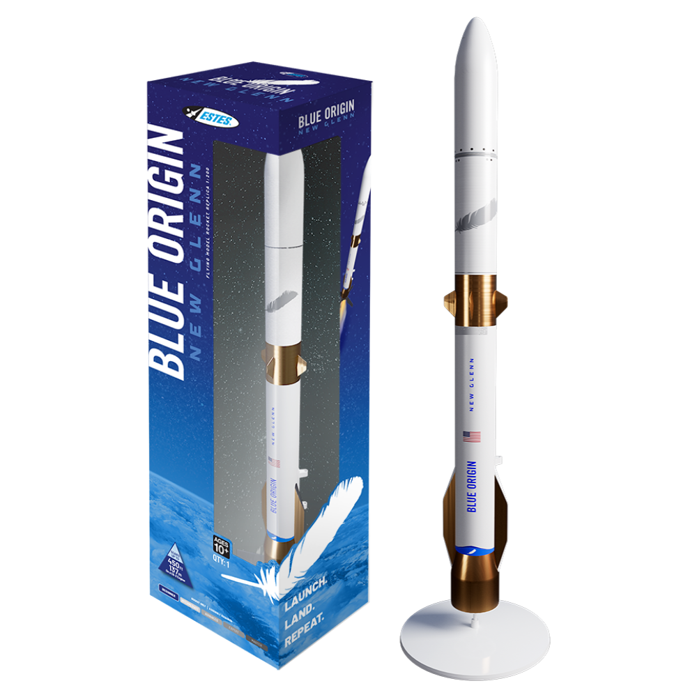 Estes 009003 1:200 Blue Origin New Glenn Flying Model Rocket Replica
