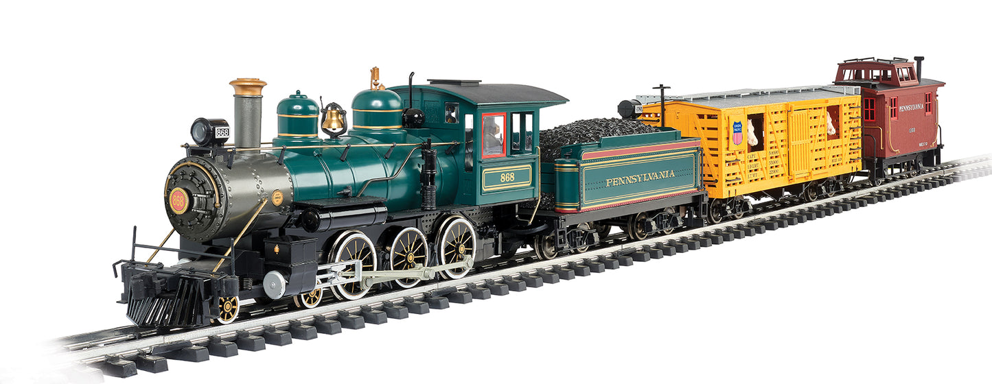 Bachmann 90040 G Cowcatcher Stream Freight Starter Train Set
