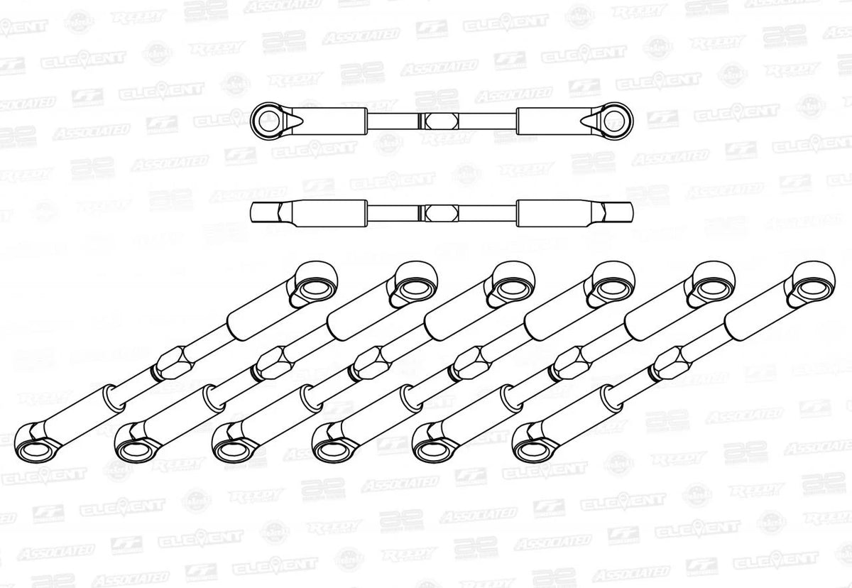 Team Associated 90053 1:10 RC10B6 Builder’s Support Kit 2