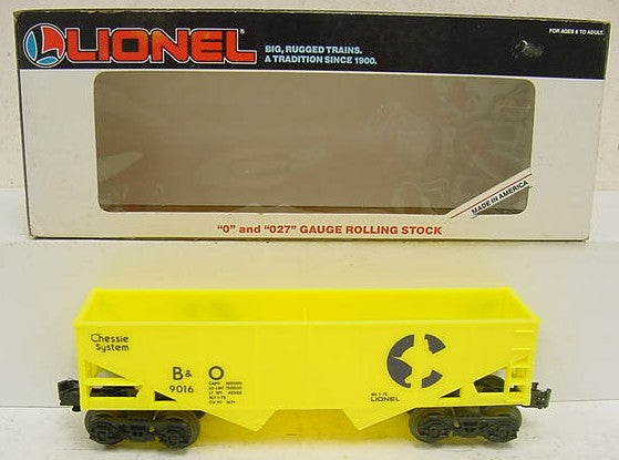 Lionel 6-9016 O Gauge Baltimore & Ohio 2-Bay Hopper EX/Box
