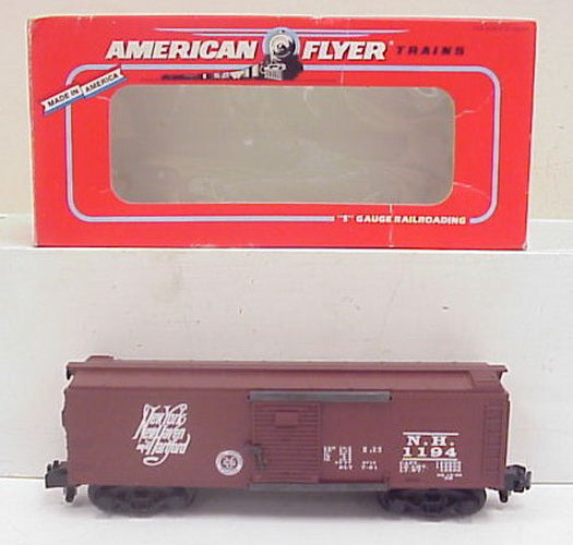 American Flyer 6-48486 S Scale New York New Haven & Hatford NASG Boxcar LN/Box