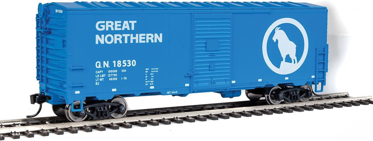 Walthers 910-1163 HO Great Northern 40' AAR Modernized 1948 Boxcar #18530