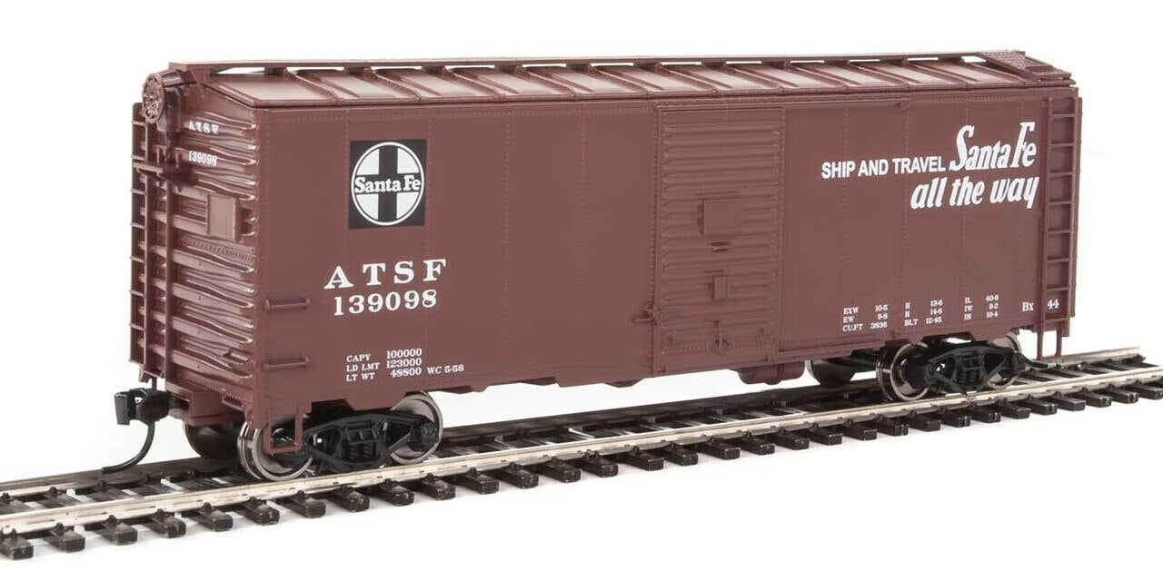 Walthers 910-1333 HO Santa Fe 40' AAR 1944 Boxcar #139098