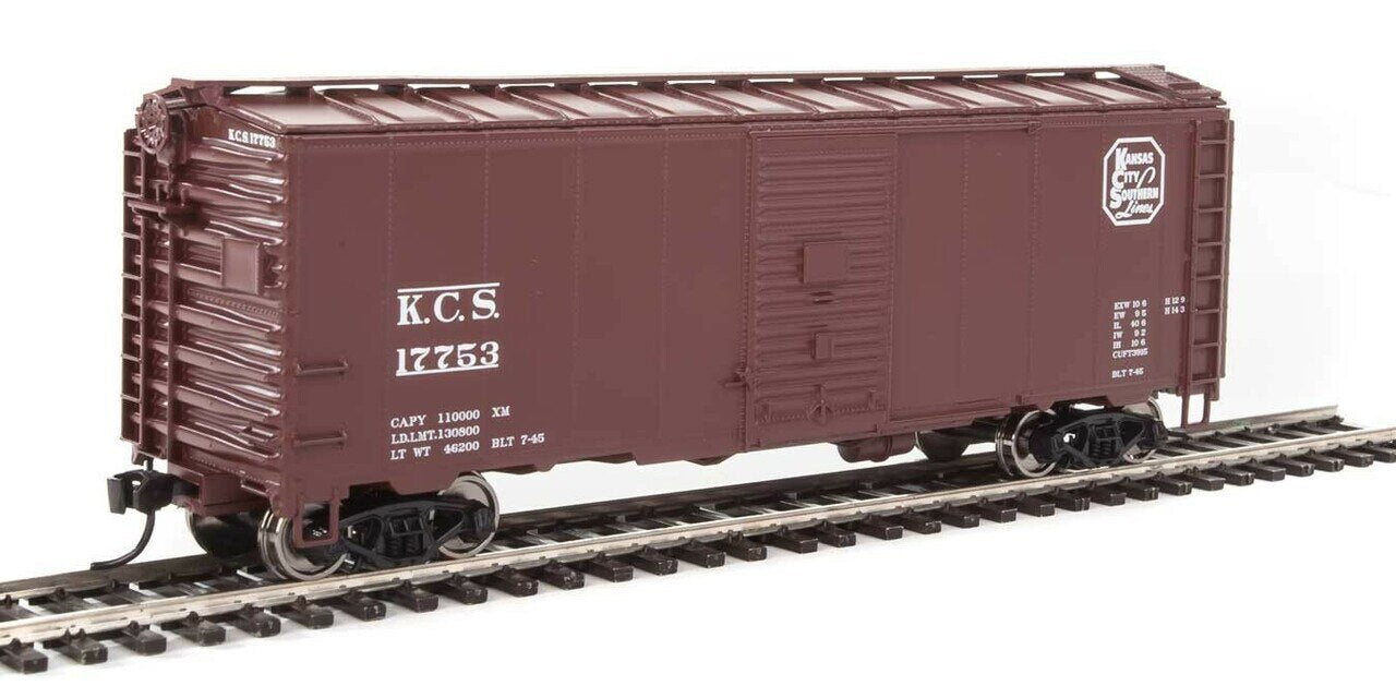 Walthers 910-1340 HO Kansas City Southern 40' AAR 1944 Boxcar #17753