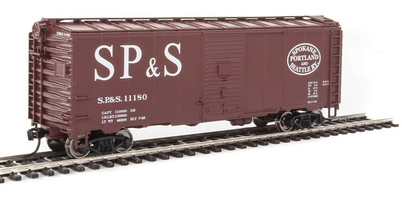 Walthers 910-1351 HO Spokane Portland & Seattle 40' AAR 1944 Boxcar #11180