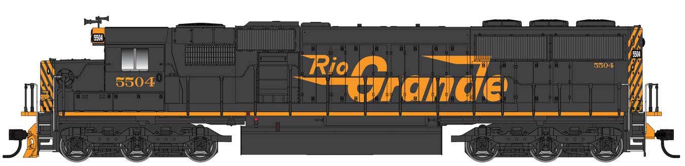 Walthers 910-10371 HO D&RGW Diesel Locomotive Standard DC #5507