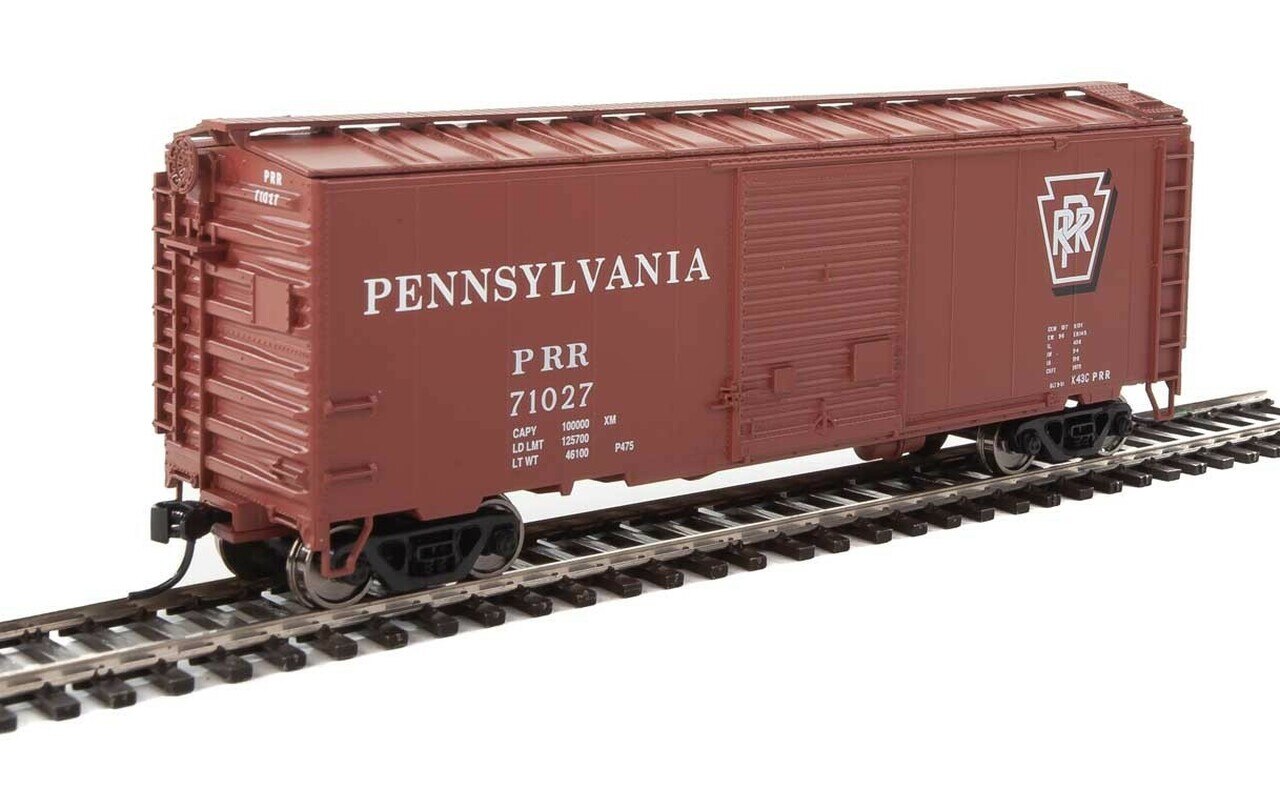 Walthers 910-2261 HO Pennsylvania 40' ACF Welded Boxcar with 8' Door #71027