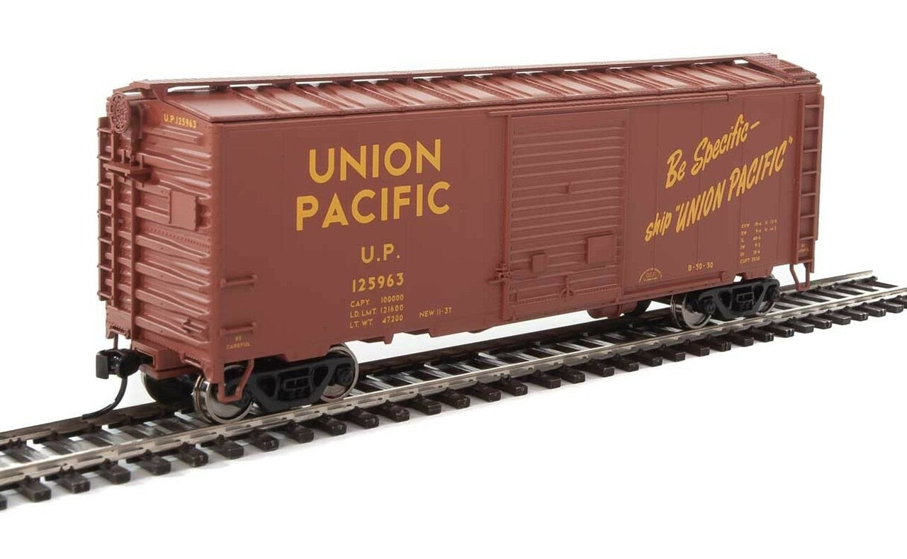 Walthers 910-2265 HO Union Pacific 40' ACF Welded Boxcar with 8' Door #125963