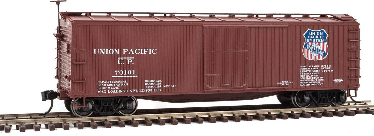 Walthers 910-40169 HO Union Pacific 40' USRA Ready To Run Wood Boxcar #70101
