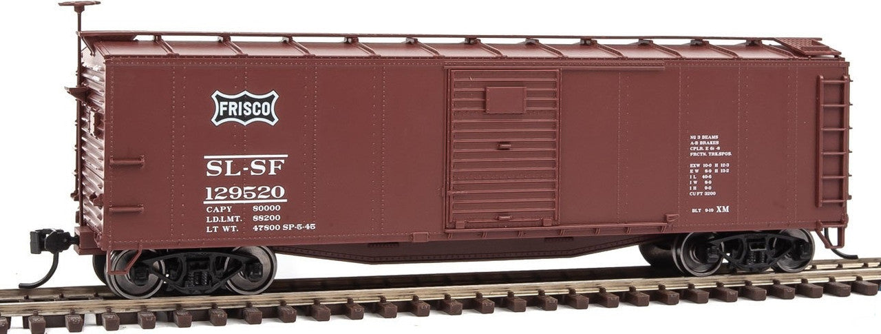 Walthers 910-40823 HO St. Louis-San Francisco 40' Rebuilt Steel Boxcar # 129520
