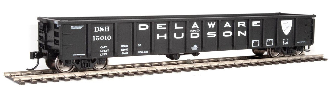 Walthers 910-6211 HO Delware & Hudson 53' Railgon Gondola #15010
