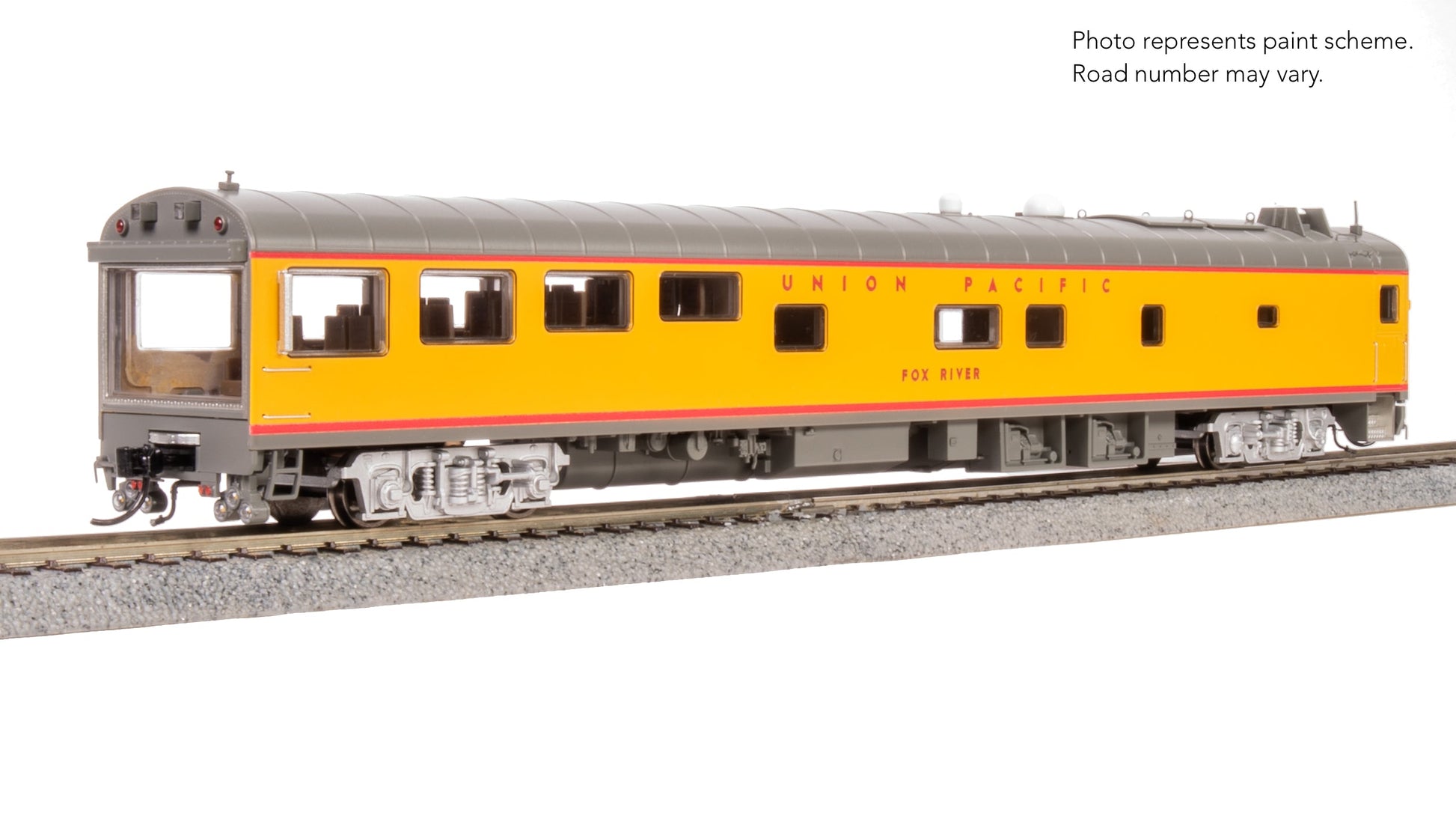 Broadway Limited 9105 HO Union Pacific Fox River Track Inspection Car