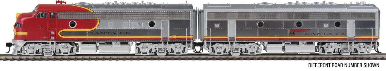 Walthers 920-40921 HO ATSF F7A-B Diesel Locomotive with DCC/Sound #314L/314A