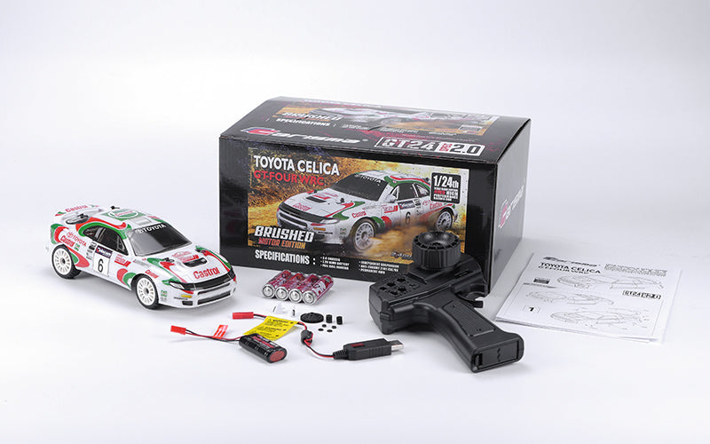 Carisma R/C Cars 92168 1:24 Brushed Edition GT24 2.0 Toyota Celica GT-Four WRC