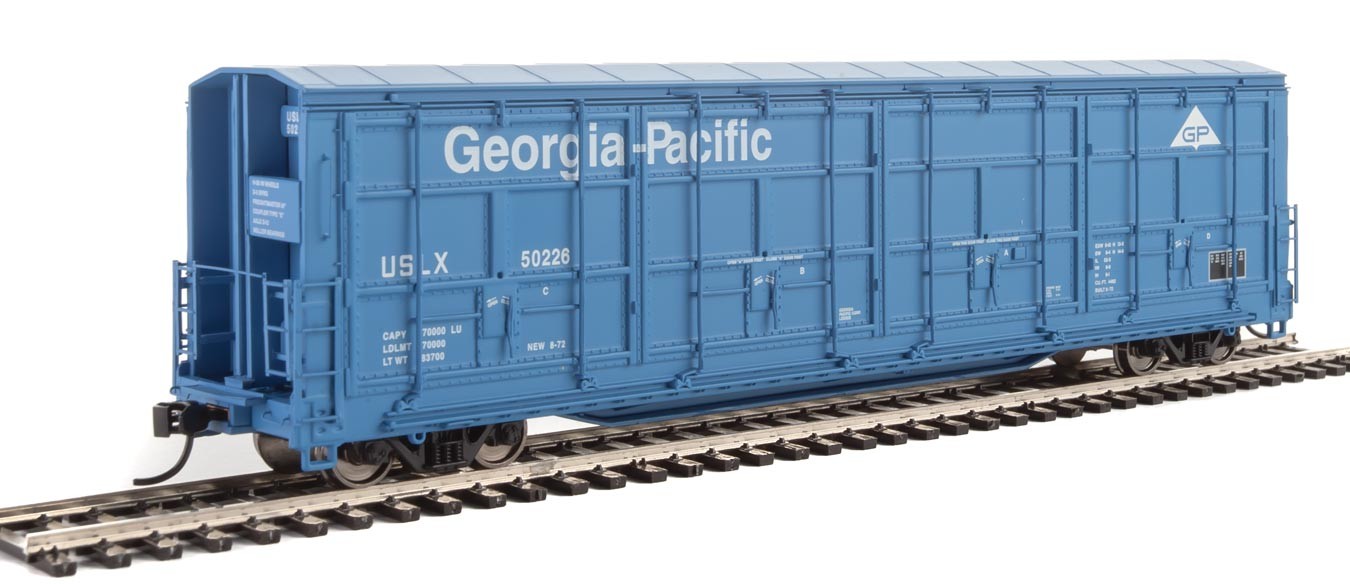 Walthers 920-101924 HO Georgia Pacific 56' Thrall All-Door Boxcar #50226