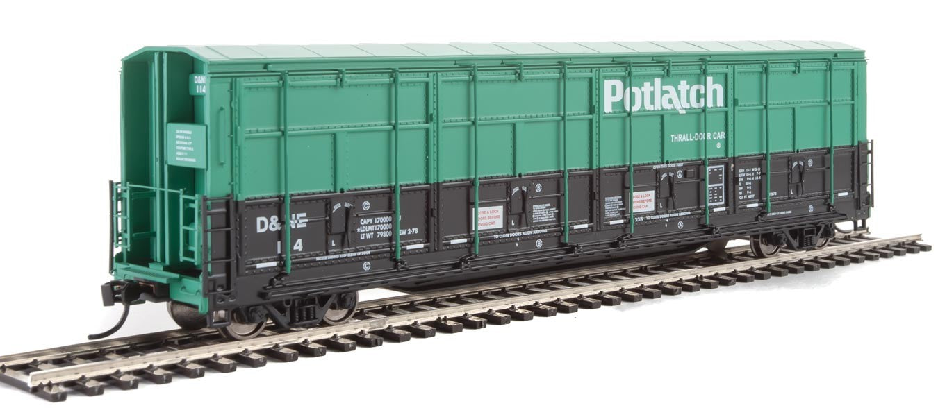 Walthers 920-101932 HO Potlatch 56' Thrall All-Door Boxcar #124 LN/Box