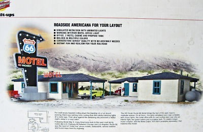 Walthers 933-2822 HO Scale Cornerstone Series Built-Ups Route 66 Motel
