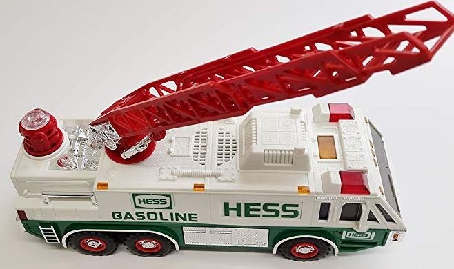 Hess ET-1 1996 White & Green Emergency Truck With Light and Ladder Rescue