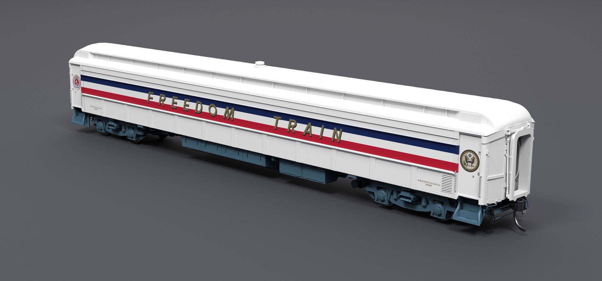 Broadway Limited 9734 HO 1947 Freedom Train 80' Passenger Coach