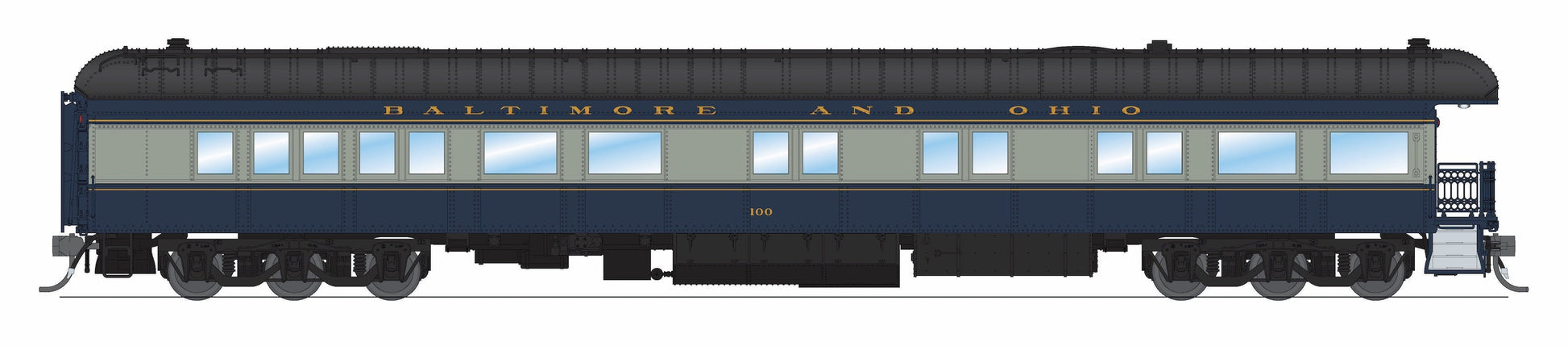 Broadway Limited 9713 HO B&O Heavyweight Passenger (Set of 5)
