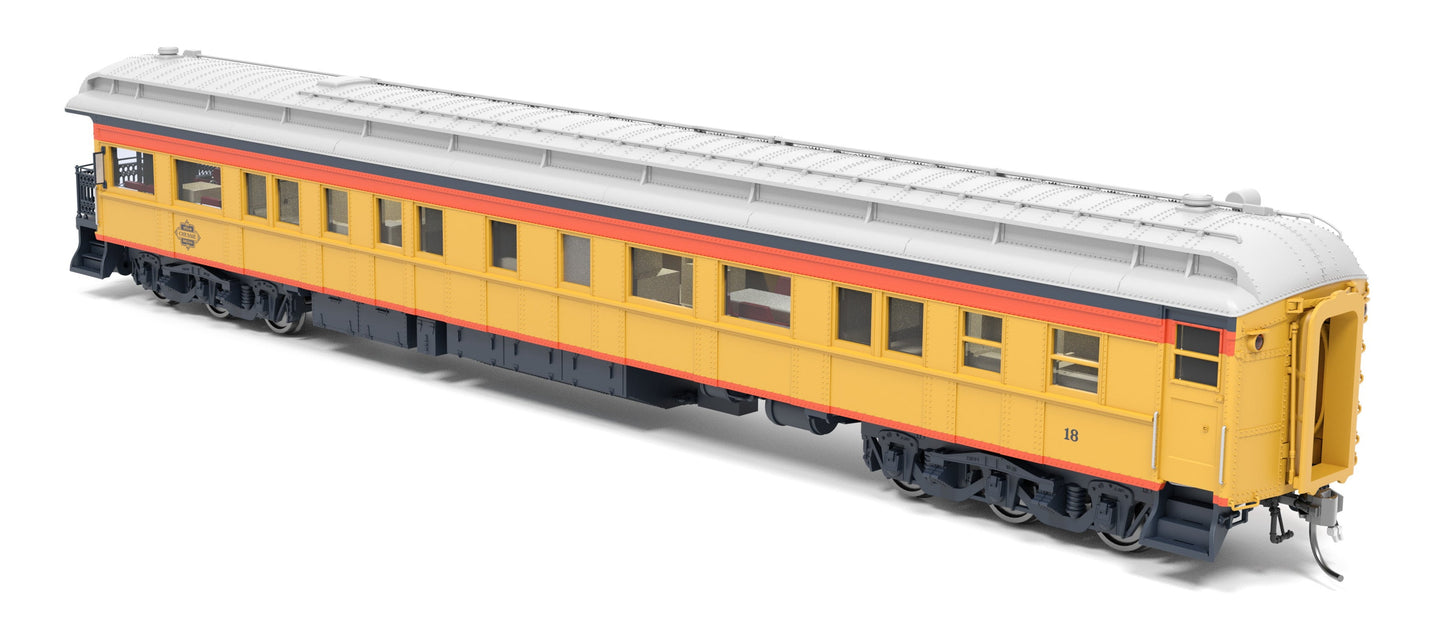 Broadway Limited 9722 HO Chessie Steam Special CSS Business Car #18