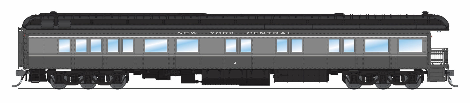 Broadway Limited 9723 HO New York Central Two-Tone Gray Business Car #3