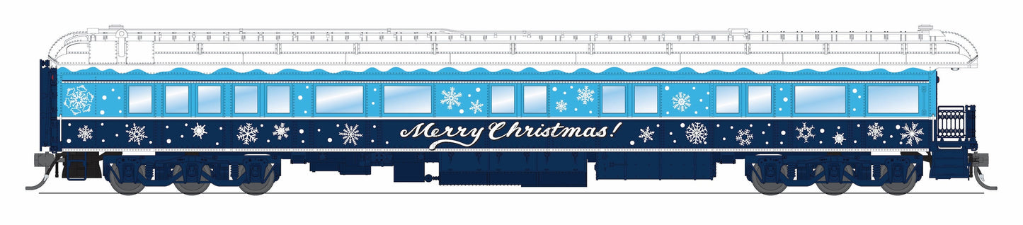 Broadway Limited 9725 HO Holiday Blue & White Business Car