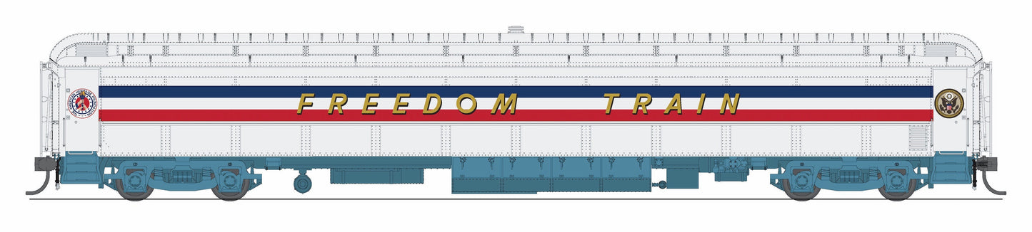 Broadway Limited 9734 HO 1947 Freedom Train 80' Passenger Coach